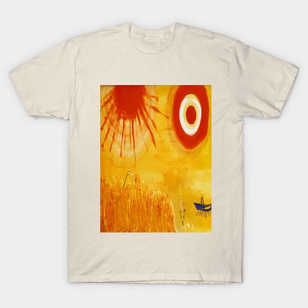 Marc Chagall A Wheatfield On A Summers Afternoon T-Shirt by rnstcarver